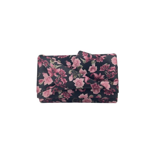 Floral Satin Clutch - Picture 1 of 3